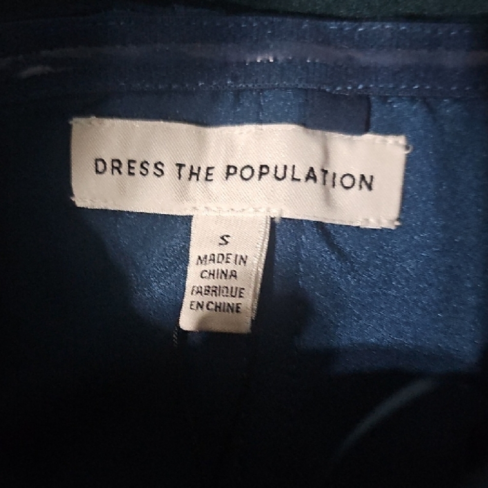 Dress the Population Strapless Navy Dress - Picture 5 of 5